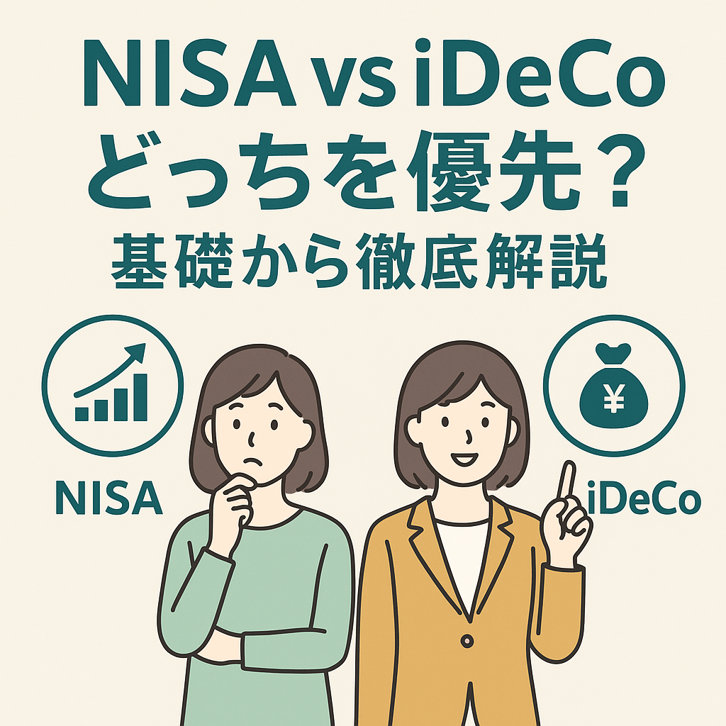 NISAとiDeCoの比較図