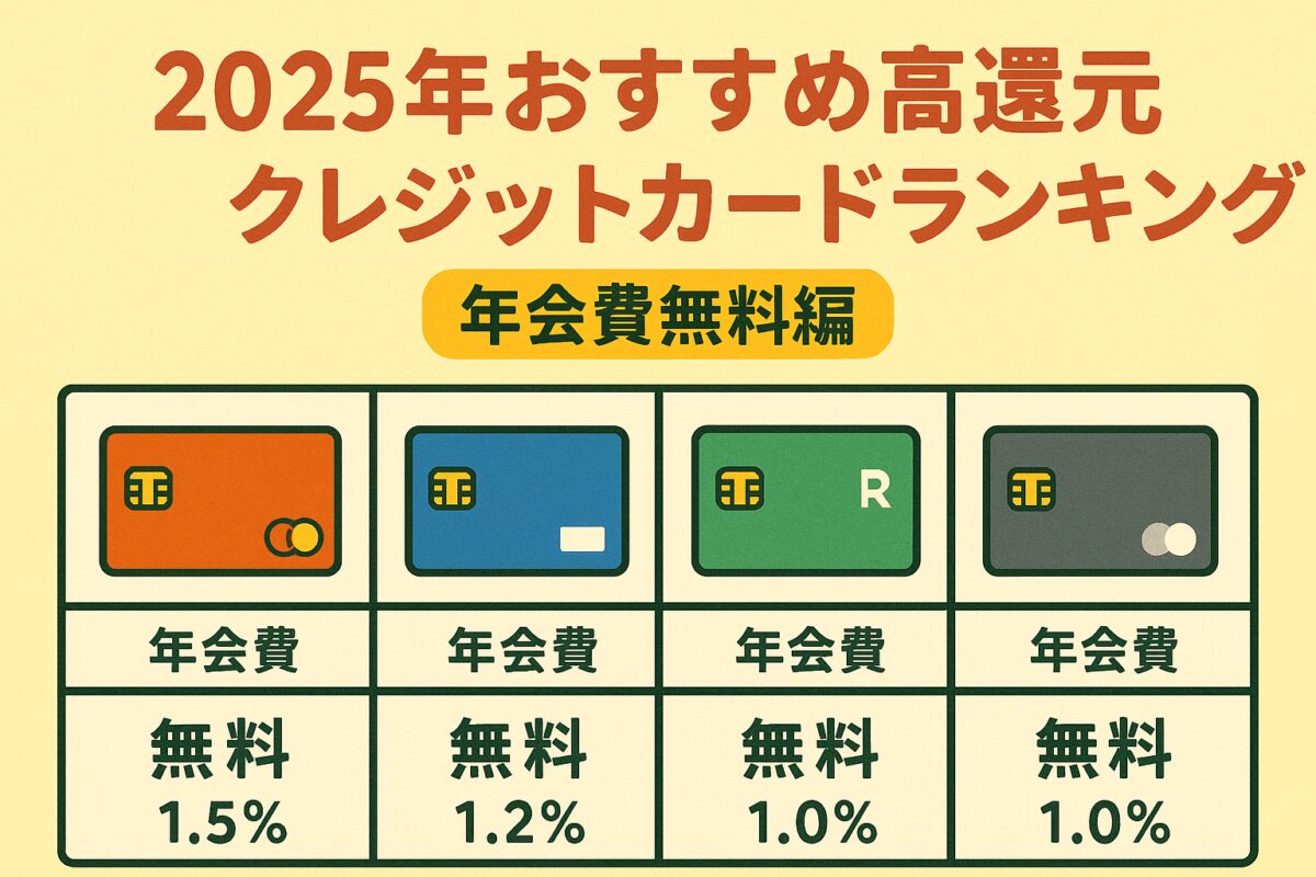 クレジットカードランキング　年会費無料編